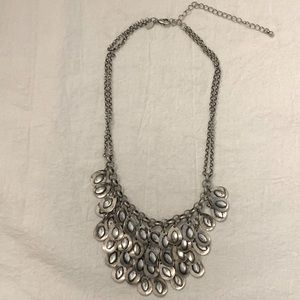 Silver sparkle necklace